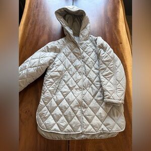 Zara Kids Quilted Hooded Jacket